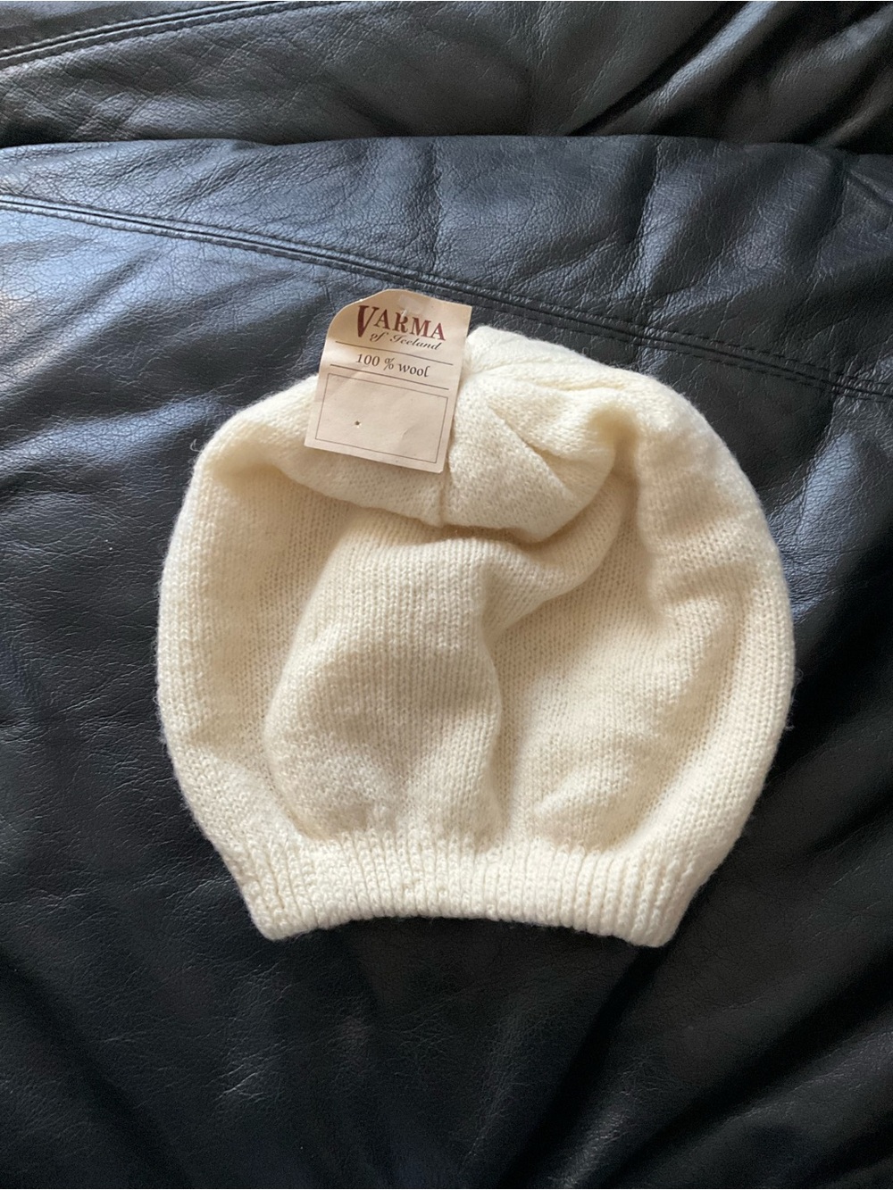 Varma of Iceland Cream Wool Beanie - BNWT